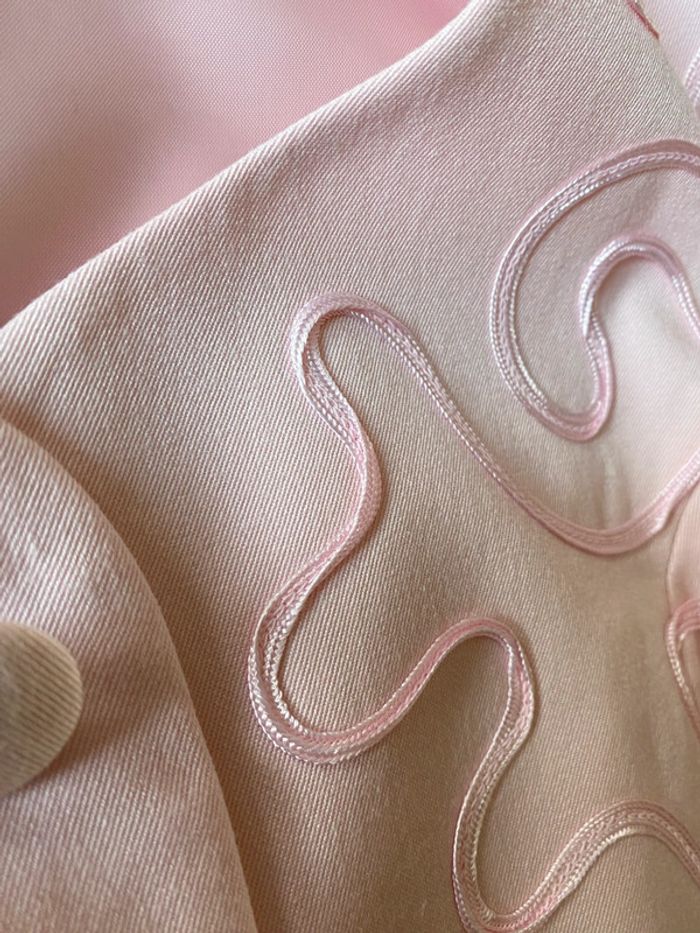 Veste longue brodée rôle pâle année 90 - photo numéro 4