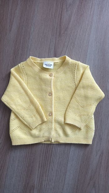 Gilet tape à l'œil pailleté fille 3 mois