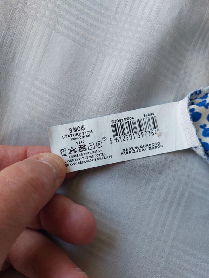 Blouse Bout'chou taille 9 mois / 71 cm - photo numéro 4