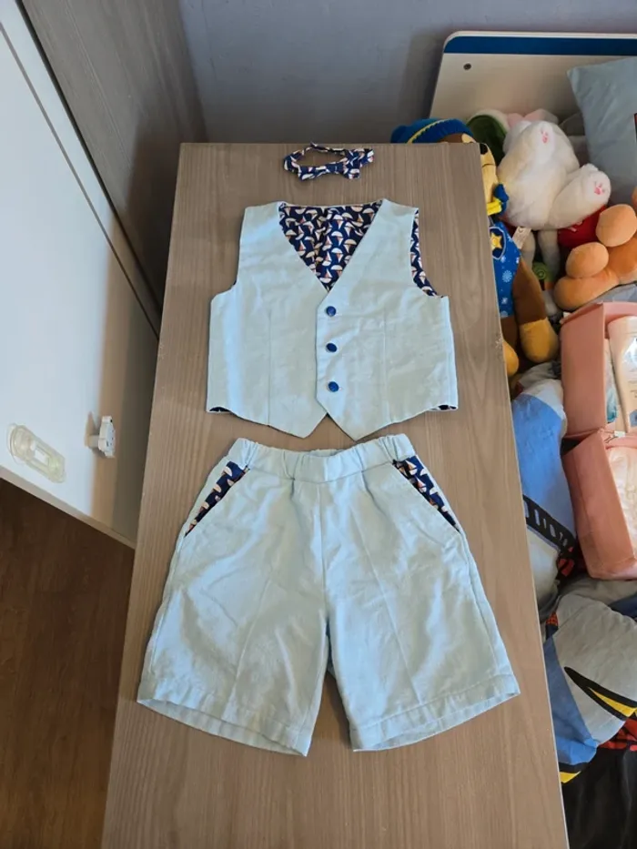Costume fait main garçon taille 4 ans - photo numéro 2