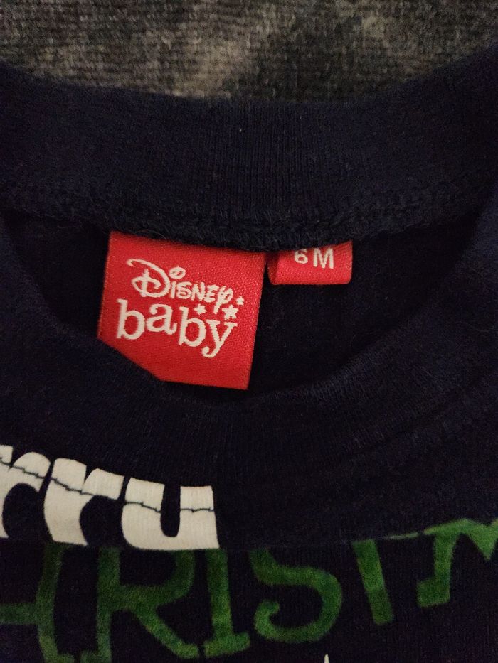 Tee-shirt Noël Mickey et pluto disney 6 mois - photo numéro 2