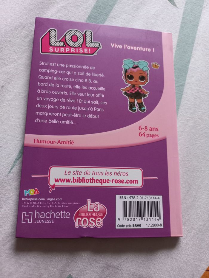 Livre bibliotheque rose L.O.L. surprise lol 6/8 ans tome 13 - photo numéro 2