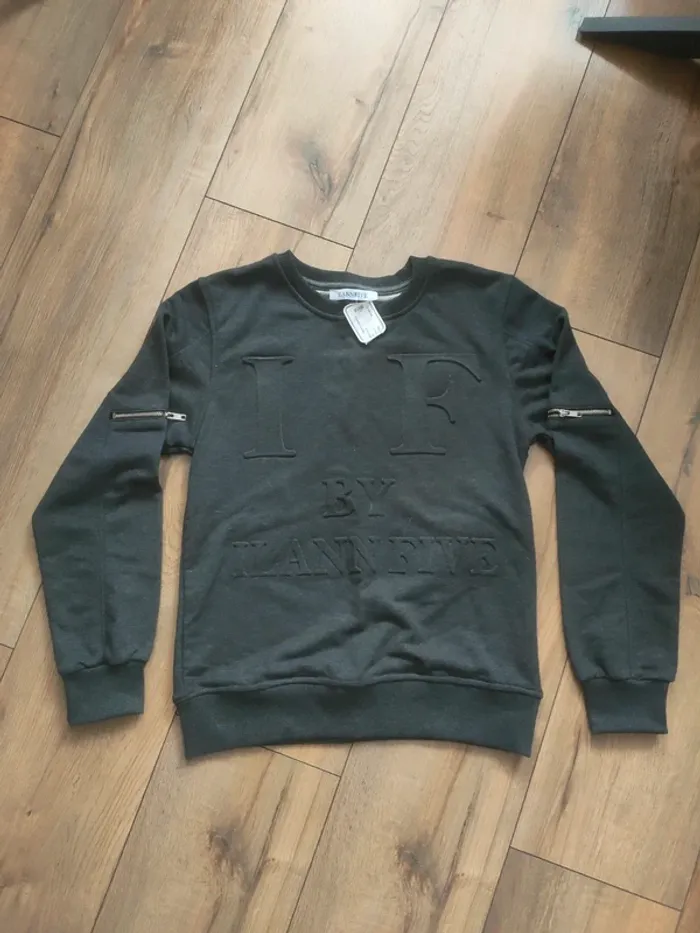 Pull pour homme gris foncé ilannfive XS neuf