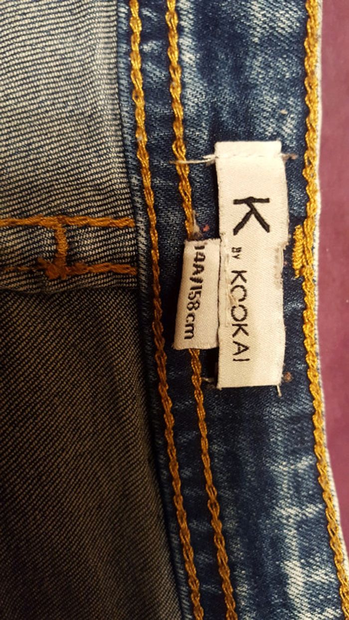 Short en jean 14 ans kookai - photo numéro 3
