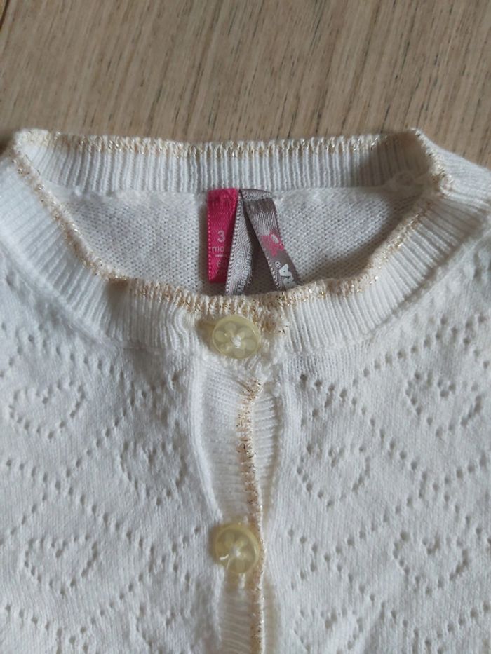 Gilet fille Orchestra 3 mois en très bon état (78) - photo numéro 2