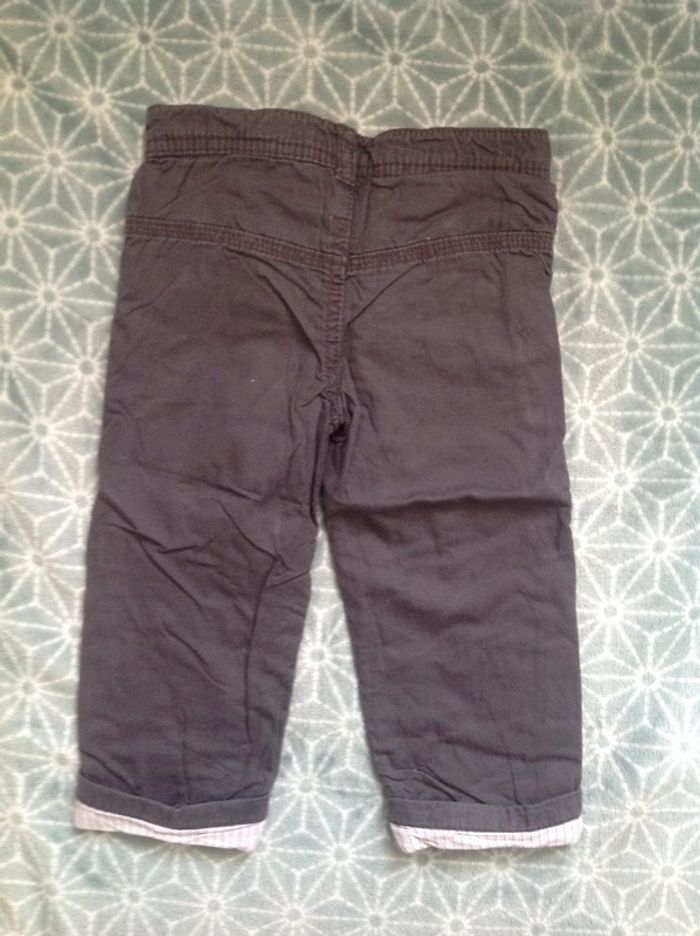 Pantalon gris doublé Tape à l'œil - 18 mois - photo numéro 3
