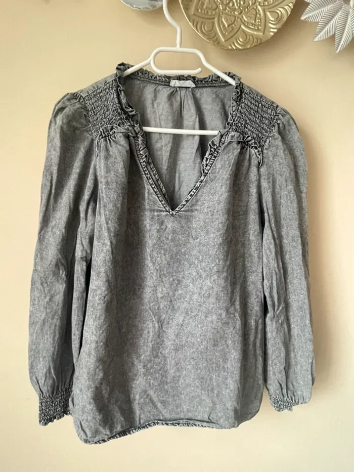 Blouse grise