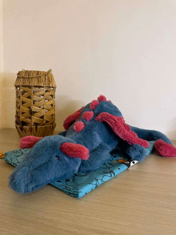 Peluche Jellycat large Dexter dragon - photo numéro 2