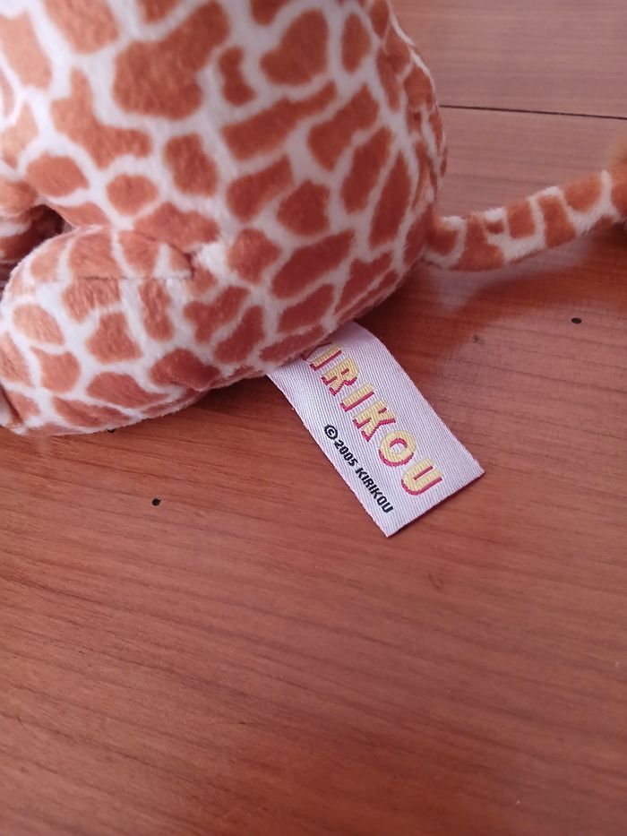 Neuf/ Kirikou: Doudou petite Girafe *22 cm - photo numéro 6