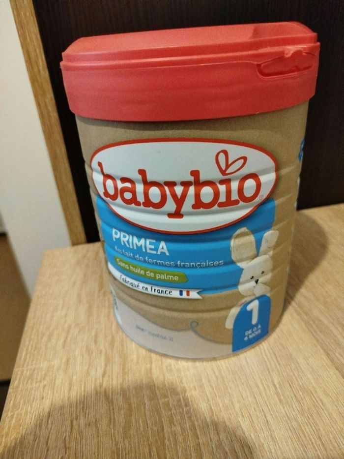 Lait premières âge babybio primea