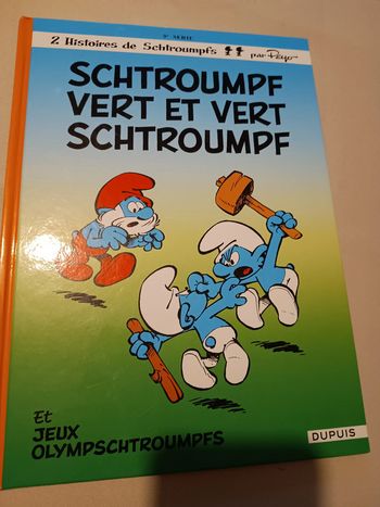 BD Schtroumpf vert et vert schtoumpf