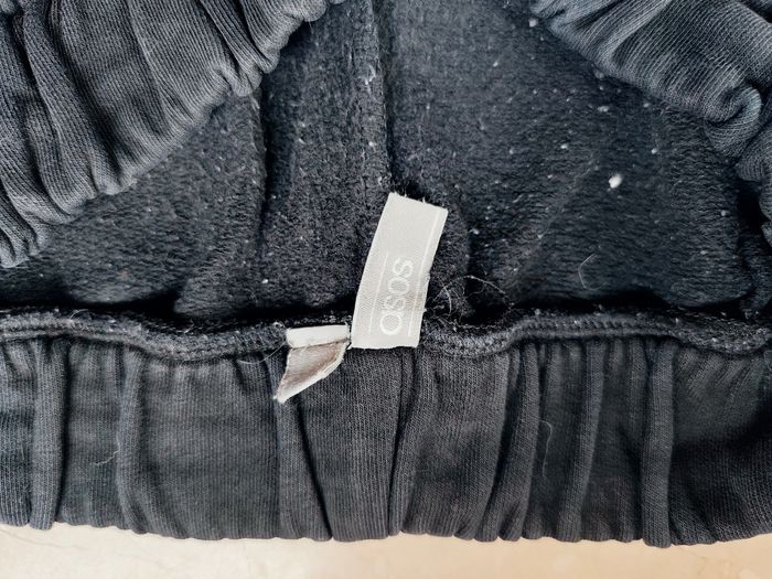 Pantalon jogging noir franges – Taille 36 – ASOS - photo numéro 3