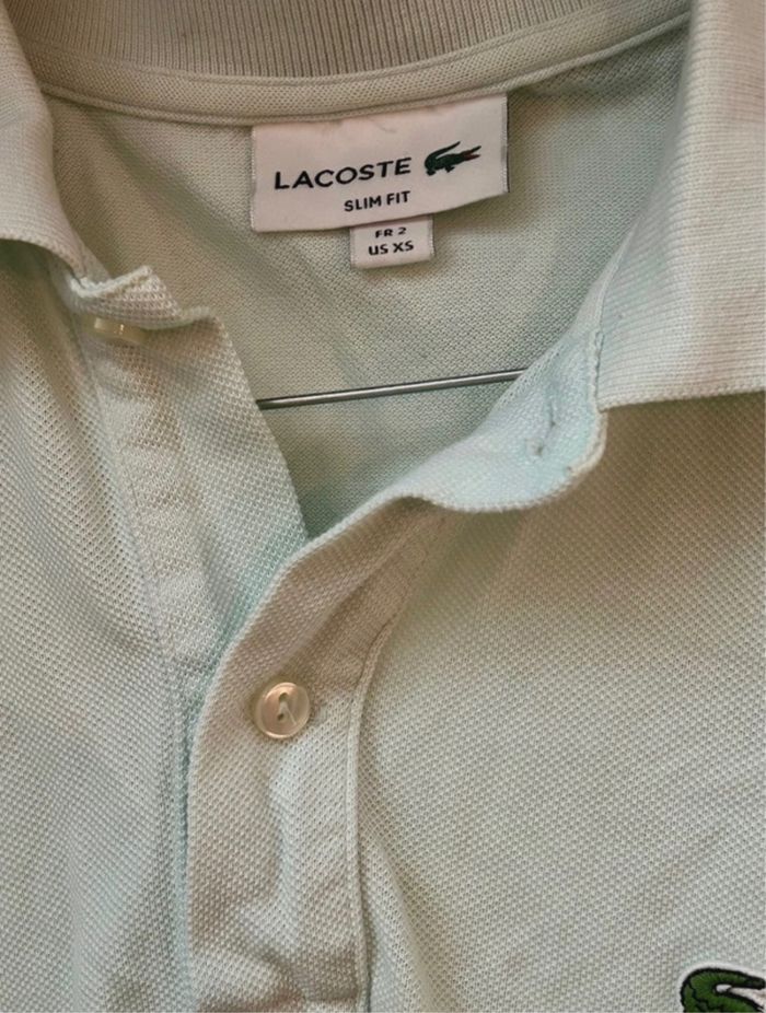 Polo Lacoste pistache - photo numéro 4