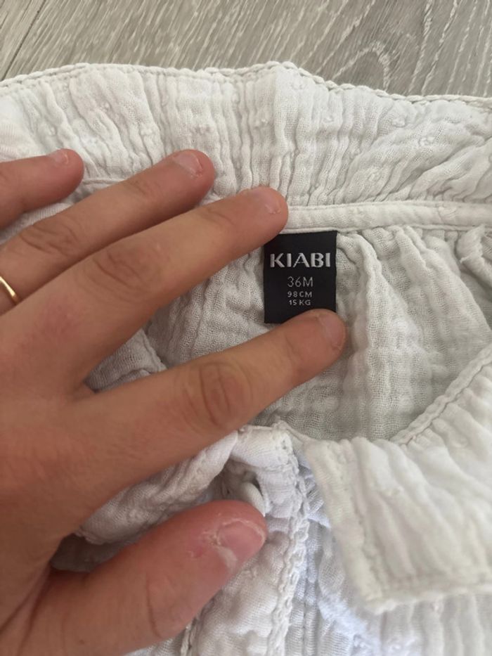 Chemise Kiabi taille 36 m 3 ans fille - photo numéro 2