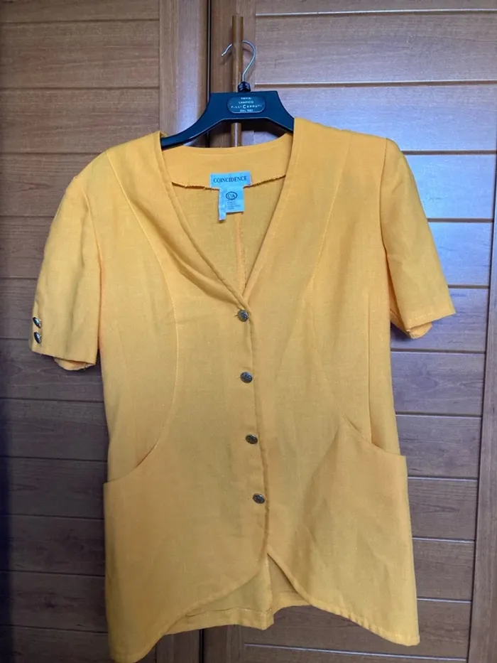 Veste tailleur femme coïncidence c&a 44