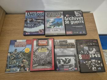 Lots 7 DVD Documentaire guerre 1939/1945