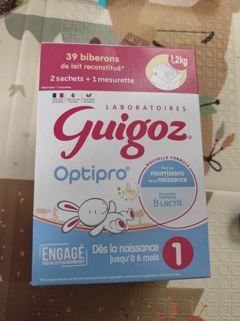 Guigoz optipro 1er âge