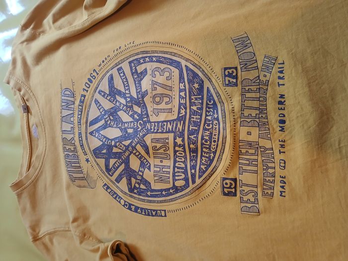 tee shirt manches longues timberland M - photo numéro 2