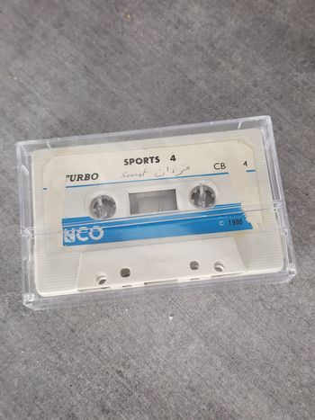 Cassette audio d’époque, édition ANCO – Turbo (année 1986)