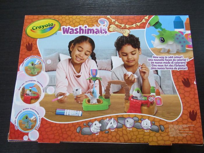 Mes animaux à colorier Washimals dinosaures Crayola neuf - photo numéro 3