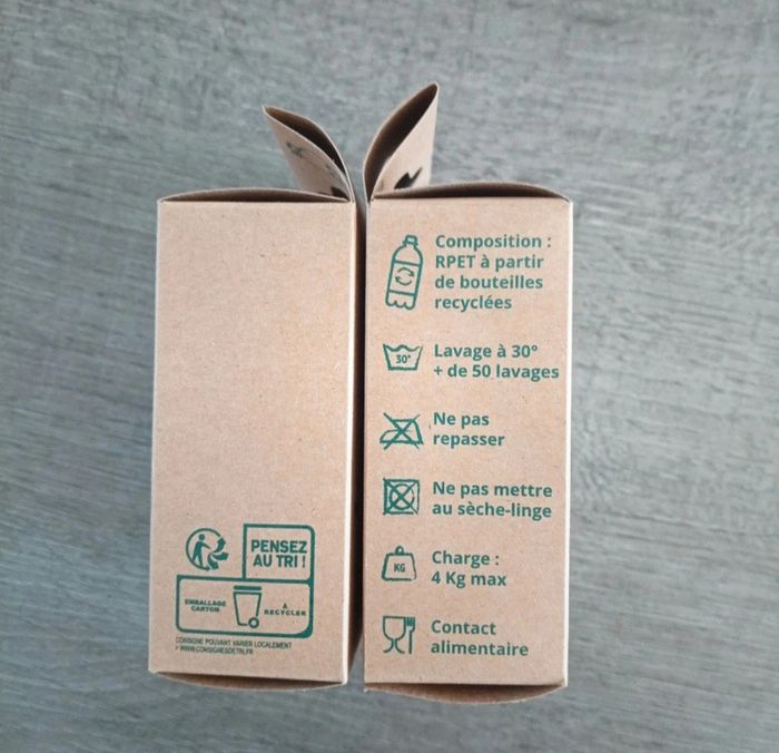 Lots de 2 boîte de sachets réutilisable - photo numéro 3