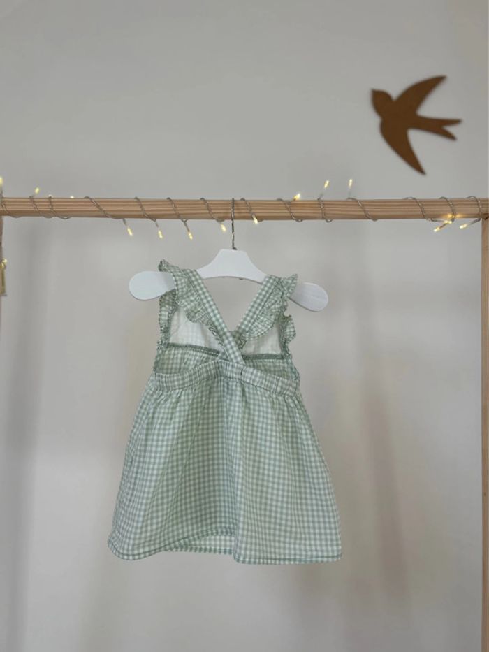 Robe et culotte petits carreaux taille 24 mois kiabi - photo numéro 4