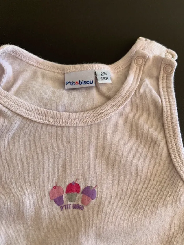 Tricot de peau avec culotte taille 24 mois - photo numéro 3