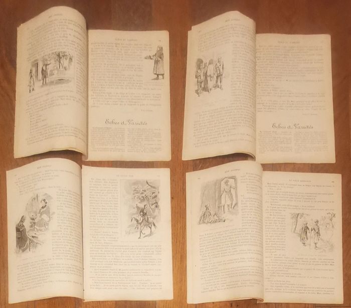 Lot de 4 anciens fascicules Mon journal 1899 vintage - photo numéro 3