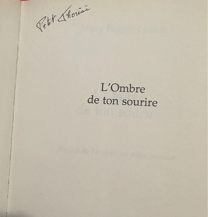 Livre « l’ombre de ton sourire » - photo numéro 4