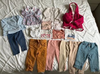 Lot fille hiver 12 mois