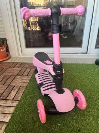 Trottinette avec Siège 3 en 1, scooter / draisienne (18 mois à 8 ans) 3 Roues