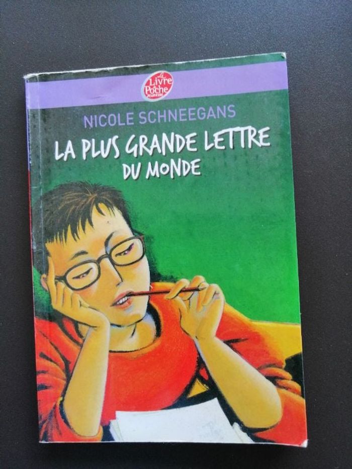 Livre La plus grande lettre du monde de Nicole Schneegans en bon état