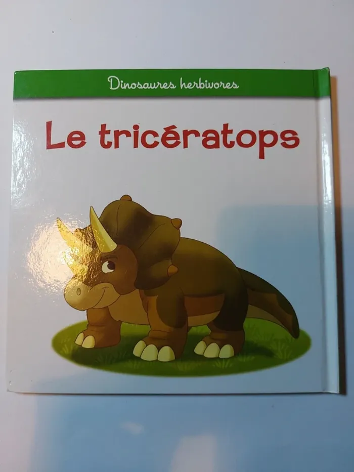 Livre enfant Dinosaures herbivores - Le triceratops - photo numéro 2