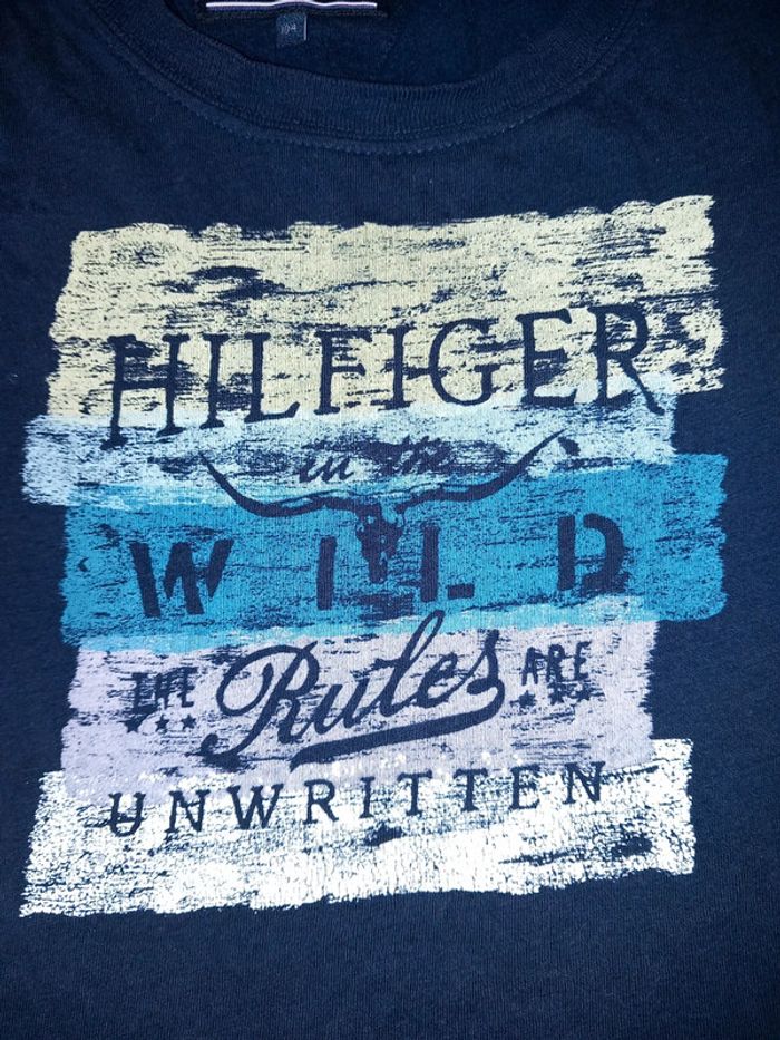 Tee shirt manches courtes tommy hilfiger 4 ans - photo numéro 2