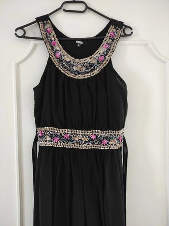 Robe longue Asos noir taille M