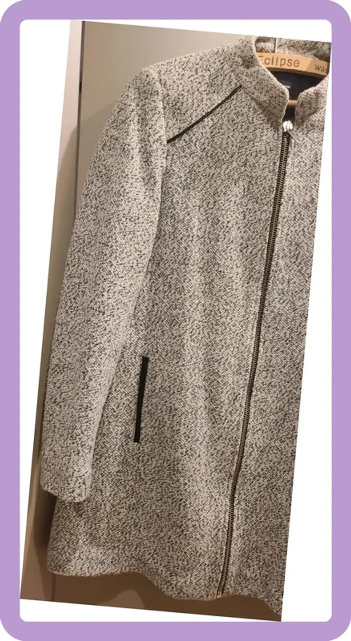 Joli manteau tout doux chiné M, Stradivarius - photo numéro 4