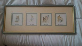 encadrement chambre d'enfant Beatrix Potter