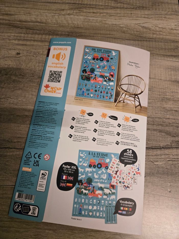 Poster Poppik thème ferme - photo numéro 2