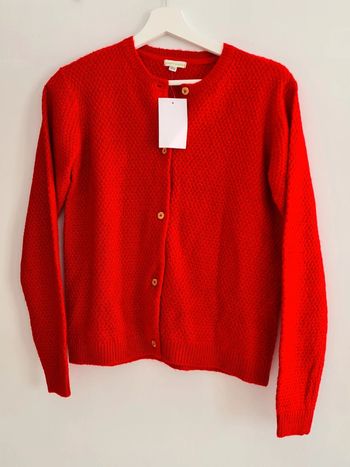 Gilet fille pailleté rouge 14 ans Vertbaudet