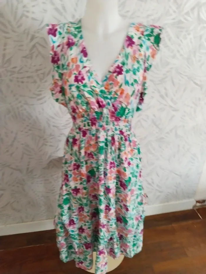 🚨 promo 🚨 Magnifique robe longue femme été taille S M 36 38 - photo numéro 2