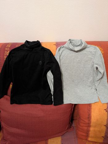 Lot de 2 sous pull garçon 5 ans