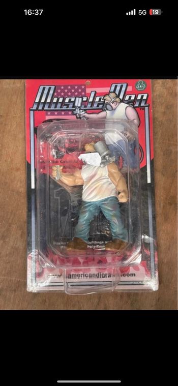 Figurine vintage neuve Muscleman 2 Custom Van Go american Diorama