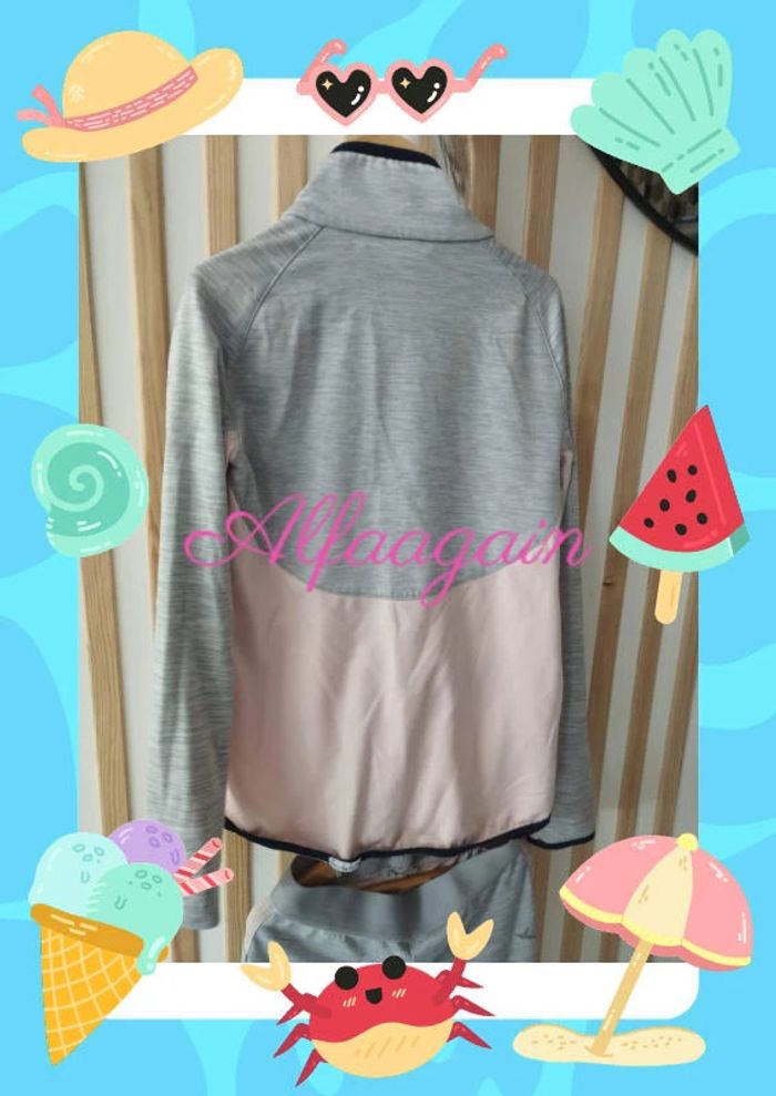 Ensemble sport kalenji rose gris 10ans - photo numéro 9