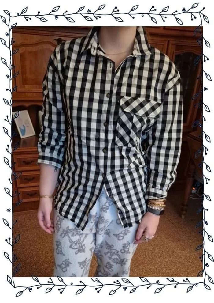 Chemise à carreaux