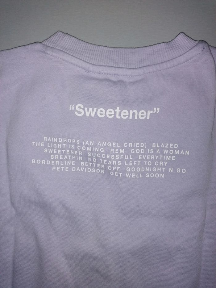 Sweat-shirt court Ariana Grande 10ans - photo numéro 5