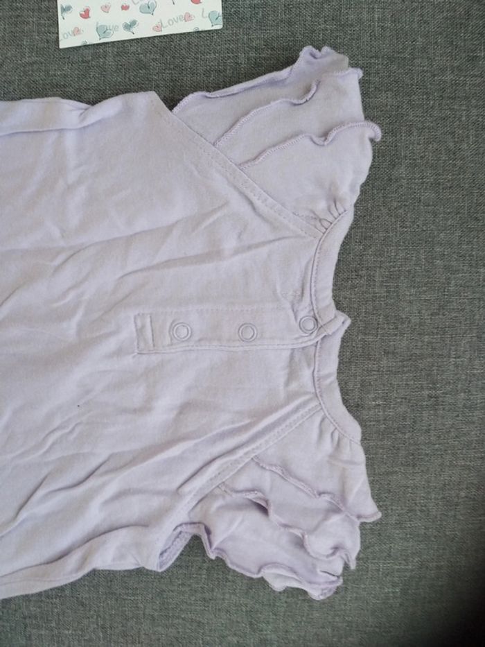 T shirt parme 6mois - photo numéro 4