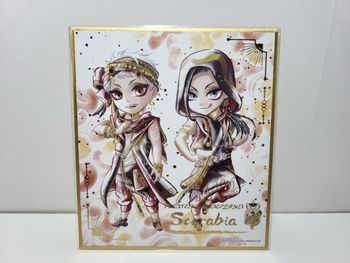 Shikishi Twisted Wonderland Kalim Al-Asim, Jamil Viper 12X13 Cm