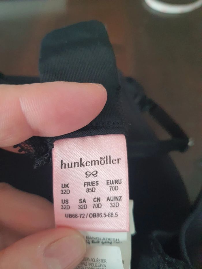 Soutiens-gorge noir Hunkemöller fr85D eu70D - photo numéro 14