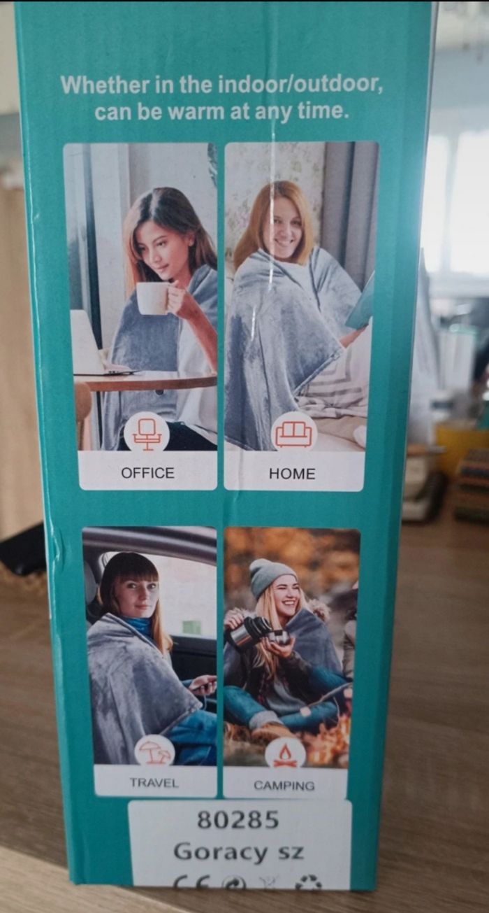 Couverture poncho chauffante - photo numéro 5