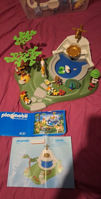 Playmobil fontaine à eau